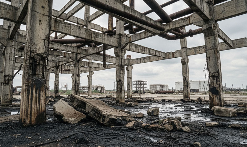 ناخالصی ها و آلودگی ناشی از مشتقات نفتی در بتن